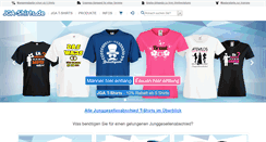 Desktop Screenshot of jga-shirts.de